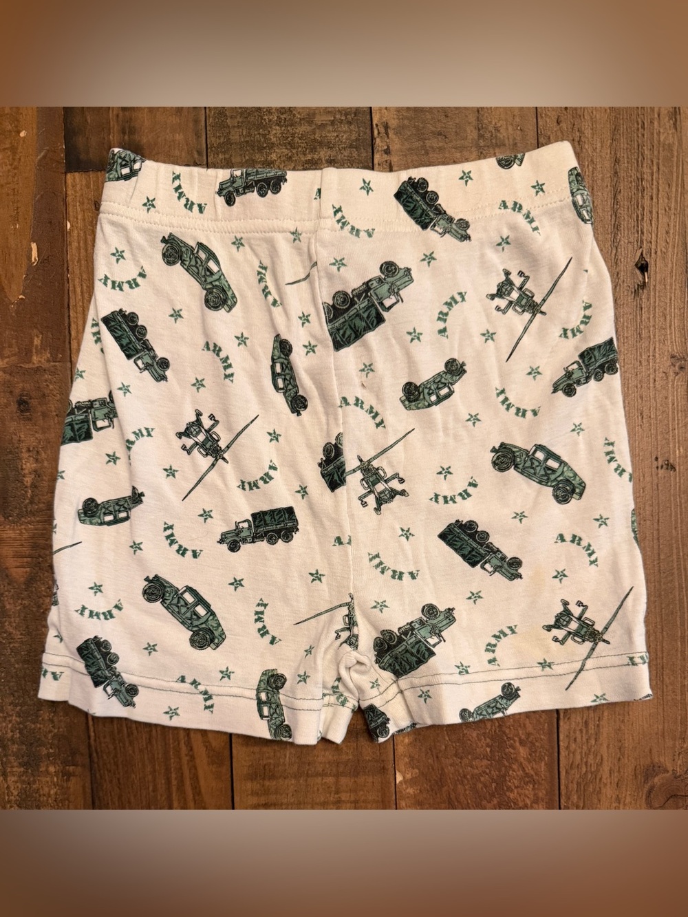American Marketing Kids Size 6 Army Military Print Cotton Shorts | Playwear
